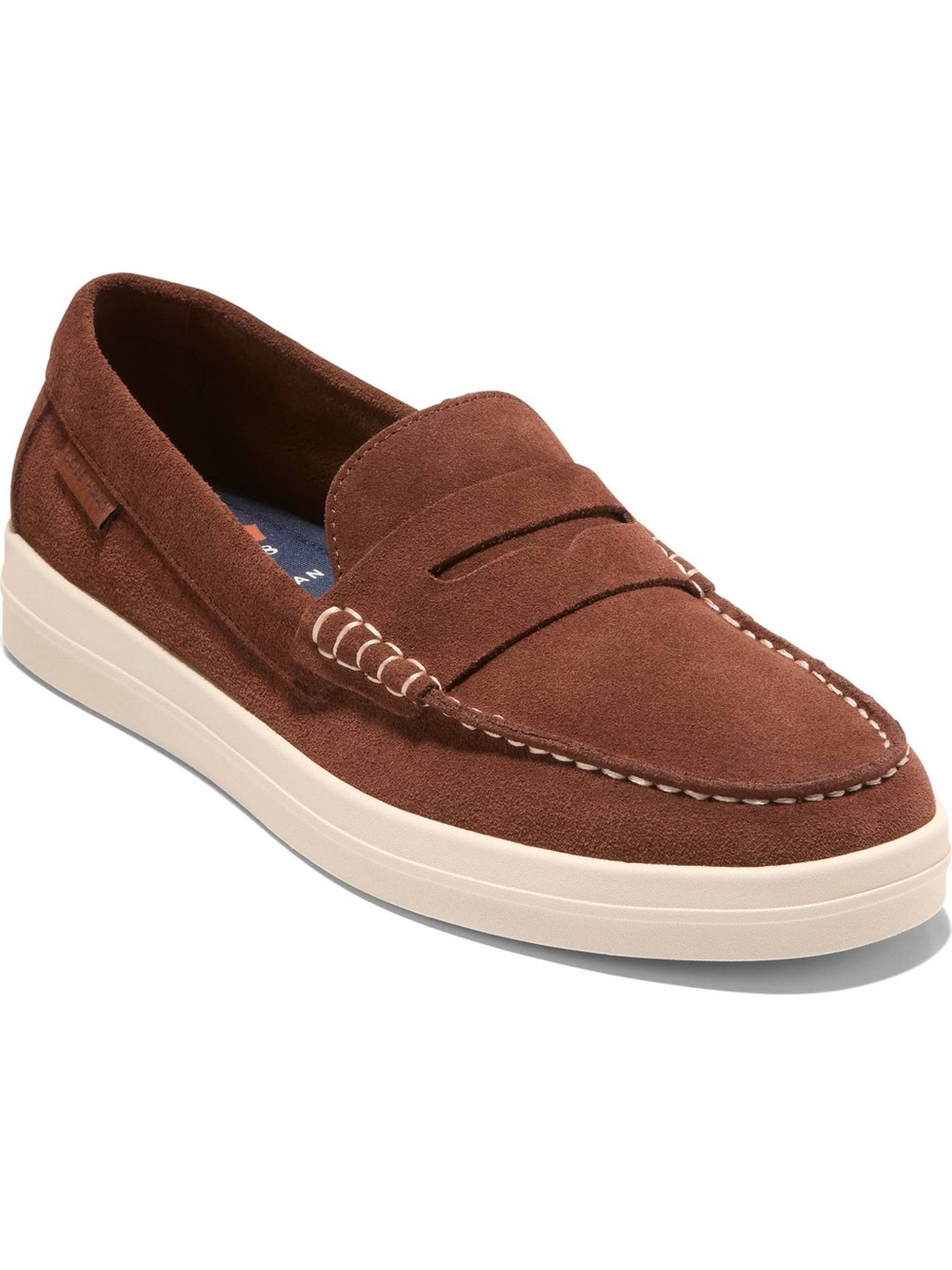 Cole Haan Grand Men’s 11.5 Nantucket Brown Leather Penny Loafer Sneaker Slip On